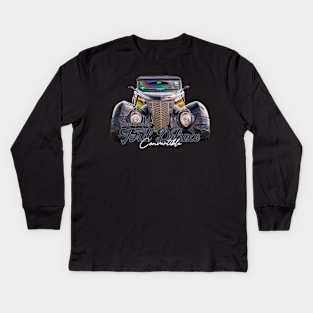 Customized 1937 Ford DeLuxe Convertible Kids Long Sleeve T-Shirt